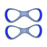 Elbow Molded Swim Bands with 8-Shaped Loop Low-Profile Gear for Long-Axis Stroke Form Exercises