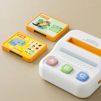 Tabletop Interactive Learning Toy with Cards Easy to Use Card Reading Toy Lightweight Desktop Learning Machine Screenwithout a Screen for Preschoolers