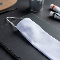 Blank Carp Flag Paintable DIY Painting Flag White Banner Customizable Textile Decor Hanging Cord for Students