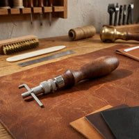 Adjustable Stitching Groover Ergonomic Creasing Tool Sturdy for Leathercrafters