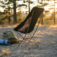 Lightweight Moon Chair Compact Ultra Light Aluminum Folding Chair Breathable for Sketching