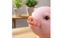 Lifelike Details Astrological Pig Decoration Resin Pig Ornament for Garden, Desktop