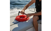 Wakesurf Rope Heavy Duty Wakeboard Rope with Handle High Break Strength Wakeboard Tow Line for Wakeboarding, Kneeboarding, Boating