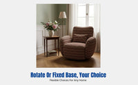 French Retro Sofa Chair, Swivel or Fixed, Plush, Small Apartment, Living Room, Bedroom, Guesthouse