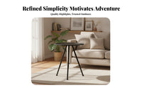 Compact Round Folding Table Space-Saving Adjustable Folding Table Stable for Storage