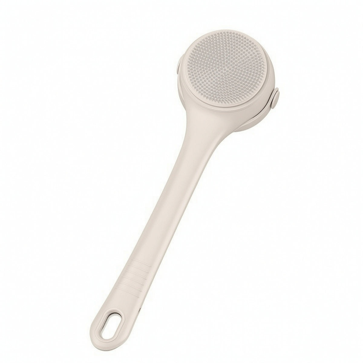 Electric Body Brush with Long Handle Interchangeable Electric Bath Brush Long-Handle Body Scrubber Rotating Exfoliating