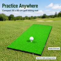 Chipping Practice Mat, Artificial Turf Mat 30x60cm, Driving Range Mat for Indoor Outdoor Sport Training, Portable EVA Foam