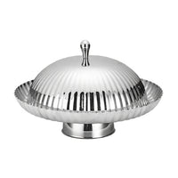 Cake Stand with Dome Polished Cloche Serving Tray Versatile for Hosts
