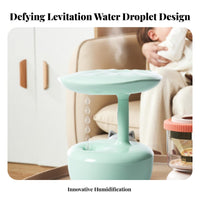 Large Capacity Anti-Levitation Humidifier Quiet Operation Water Drop Backflow Humidifier Automatic Shut-Deactivate for Parents, Bedroom