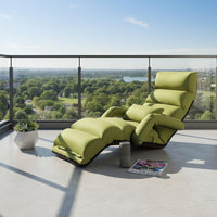 Space-Saving Foldable Lazy Sofa No Assembly Required Folding Lazy Sofa Chair Sturdy Steel Frame Padded Floor Recliner Wear-Resistant Material for Students, Napping