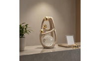 Abstract Human Sculpture Modern Resin Crystal Sculpture Speckled Abstract Human Statue
