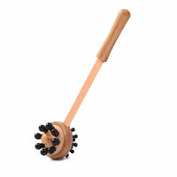 Manual Massage Hammer Portable Back Massage Hammer with Long Handle Handmade