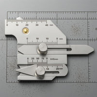 Weld Inspection Ruler Stainless Steel Weld Seam Measuring Tool