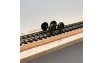 2 Pieces AC/DC Universal HO Scale Wheel Set Replacement Part 1:87 Train Wheel Wear Resistant HO Scale Metal Wheels Good Rotation for Model Railway, Hobby Repair