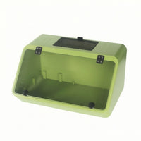 Sloped Front Terrarium Top-Opening Reptile Enclosure Escape-Proof for Pet Room