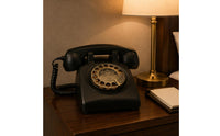 Plug and Play Retro Rotary Wheel Telephone Decorative Piece Vintage Telephone Gift Idea for Hotel Owners
