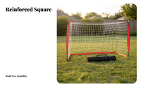Foldable Soccer Goal Sturdy Frame Foldable Kids Soccer Goal Compact Storage Athletic Gear for Children, Outdoor, Indoor, Backyard