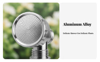 Long-Lasting Construction Aluminum Alloy Sprinkler Head Pressure Resistant Aluminum Watering Nozzle Anti-Clog for Gardeners, Nursery
