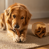 Dog Dental Chews for Teeth Cleaning and Bad Breath, Beef Flavor, Bone Shape, for Small, Medium, and Large Dogs