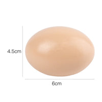 Polished Burr-Smooth DIY Wooden Egg Solid Wood Wooden Easter Egg Easy to Paint Paintable Easter Eggs Reusable for Children, Preschoolers, Toddlers, Playhouse, Classroom, Birthday Parties
