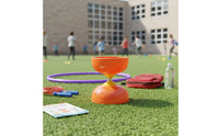 Drop-Resistant Chinese Spinning Top Easy to Learn Double Bowl Chinese Spinning Top Long-Lasting Soft Plastic Juggling Toy Stable High-Speed Rotation for Children, Schoolyard