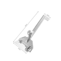 Aluminum Alloy Barbecue Scraper Smooth Finish Bbq Scraper White Grip End for Griddle