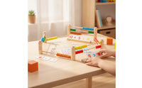 Abacus with Number Cards Child-Centered Wooden Abacus Counting Frame Educational Math Toy Colorful for Children, Homeschool