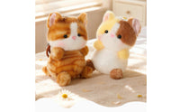 Soft Toy Cat Keychain Cuddly Cat Keychain with Hanging Cord Lightweight Premium for Students, Backpack, Handbag