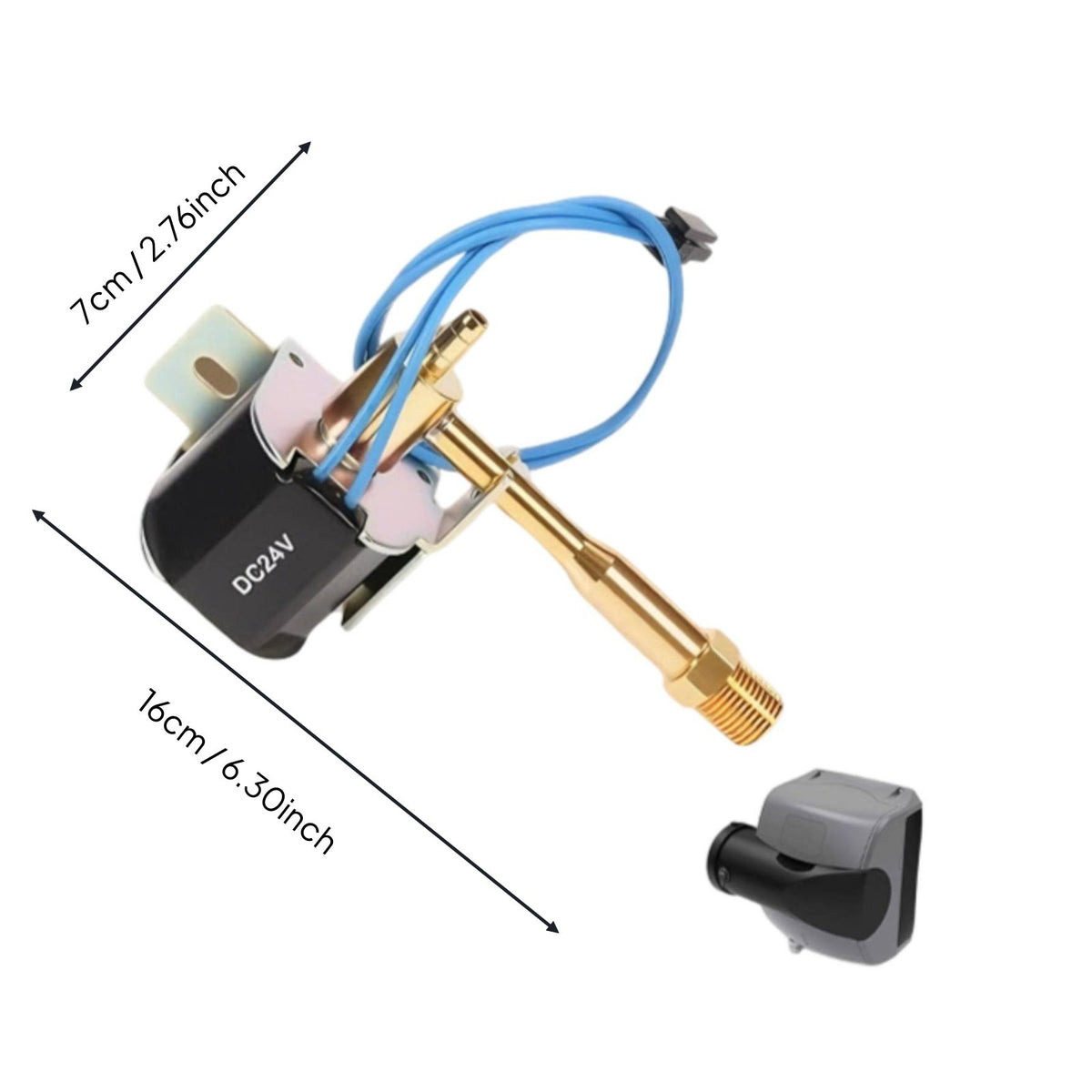 24V Humidifier Solenoid Control Mechanism Direct Replacement Universal Humidifier Solenoid Control Mechanism Home Appliance Part