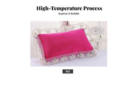 Removable and Washable Beauty Salon Pillow Breathable Small Rectangular Pillow Ergonomic Support for Spa Clients, Adults, Massage Room, Home