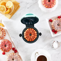 4-Inch Waffle Bowl Maker with Nonstick Plates Compact Waffle Bowl Maker Electric Appliance Countertop for Home Cooks, Families, Breakfast, Brunch, Kitchen