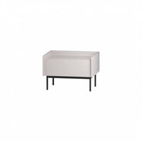 Minimalist Design Nightstand with Drawer Multi-Functional Single-Drawer Side Table Stable and Long-Lasting Bedroom Furniture Space-Saving for Apartment Dwellers, Interior Designers, Hotel Managers, Small Areas, Living Room, Hallway, Office