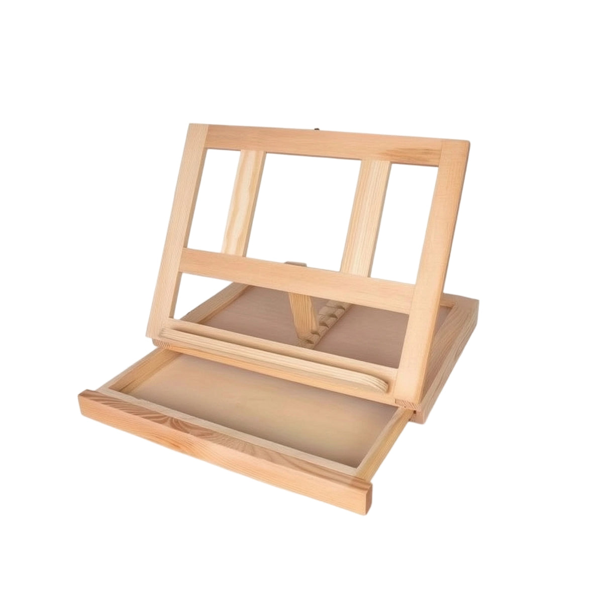 Adjustable Tabletop Easel with Storage Drawer Foldable Tabletop Easel with Drawer Collapsible Drawing Board Sturdy for Beginners, Painting, Classroom
