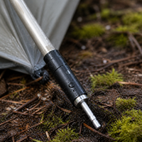 Aluminum Telescopic Tent Pole with Snap Lock for Outdoor Camping Tarp Canopy