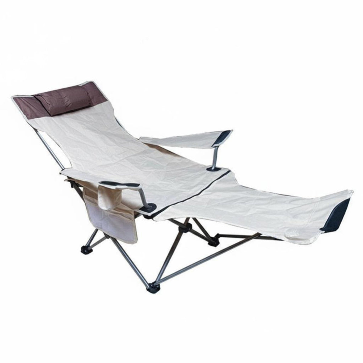 Foldable Design foldable Armchair with beverage Holder Adjustable spinerest Camping Chair High spine Support Folding Seat Lightweight for Spectators, Tailgaters, Fishing, Beach, Campsite, al fresco dining