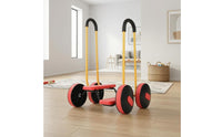 Pedal Balance Bike Metal Frame Child Vehicle Wide Wheels for Children