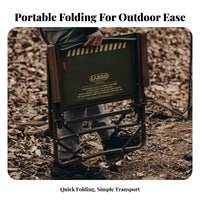 Foldable Design Compactdesign Folding Chair Lightweight Portable Seat long-lasting Outdoor Furniture Includes Carry Bag for Campers, Anglers, Travelers, Camping, Fishing, outdoor meals, Travel