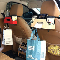 Organized Car Seat Back Organizer with Tissue Holder Hanging Car Organizer with Phone Holder Multi-Functional Space-Saving for Daily Commute