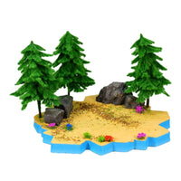 Miniature Scene Material Kit Assorted Diorama Tree Set Mixed Miniature Tree Set for Tabletop Displays