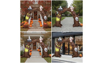 Halloween Inflatable Archway Quick Setup Halloween Archway Inflatable Decoration Easy Storage Toy Arch for Yard