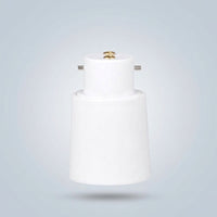 B22 to E27 Light Fitting Adapter for Home Lighting, Heat Resistant White PA Electrical Adapter, 4A Rated Current Bulb Base Adapter, 1 Pack Unit
