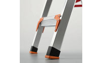 Aluminum Ladder versatileUse Foldable Ladder Heavy-Duty for Contractors, Electricians, Home Maintenance, Construction Sites, Outdoor Installation