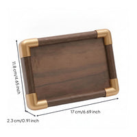 Necklace Display Board Gold Tone Jewelry Tabletop Display Board Rectangular for Jewelers, Collectors, Retail Counter, Vanity, Dresser