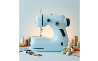 Two-speedSpeed Compact Sewing Machine Backward Stitching Tabletop Sewing Machine Stitch Selection Markings for DIY Handcraft