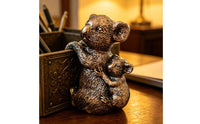 Climbing Koala Figurine Realistic Detail Parent and Child Koala Statue Lightweight Home Decor for Patio
