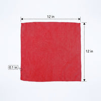 Microfibre Cloth 40x40cm and Non-linting Cloth, Highly Absorbent Microfibre Towel, Fast-drying for Kitchen, Car, Floor and General Dust Removal