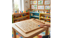Hundred Board Educational Number Board Numbered Counting Toy with Storage Box for Homeschoolers, Teachers, Homeschool
