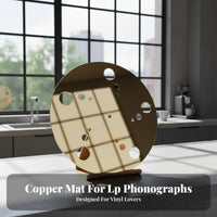 Pure Copper Platter Mat Reduces Vibrations Vibration Damping Vinyl Mat