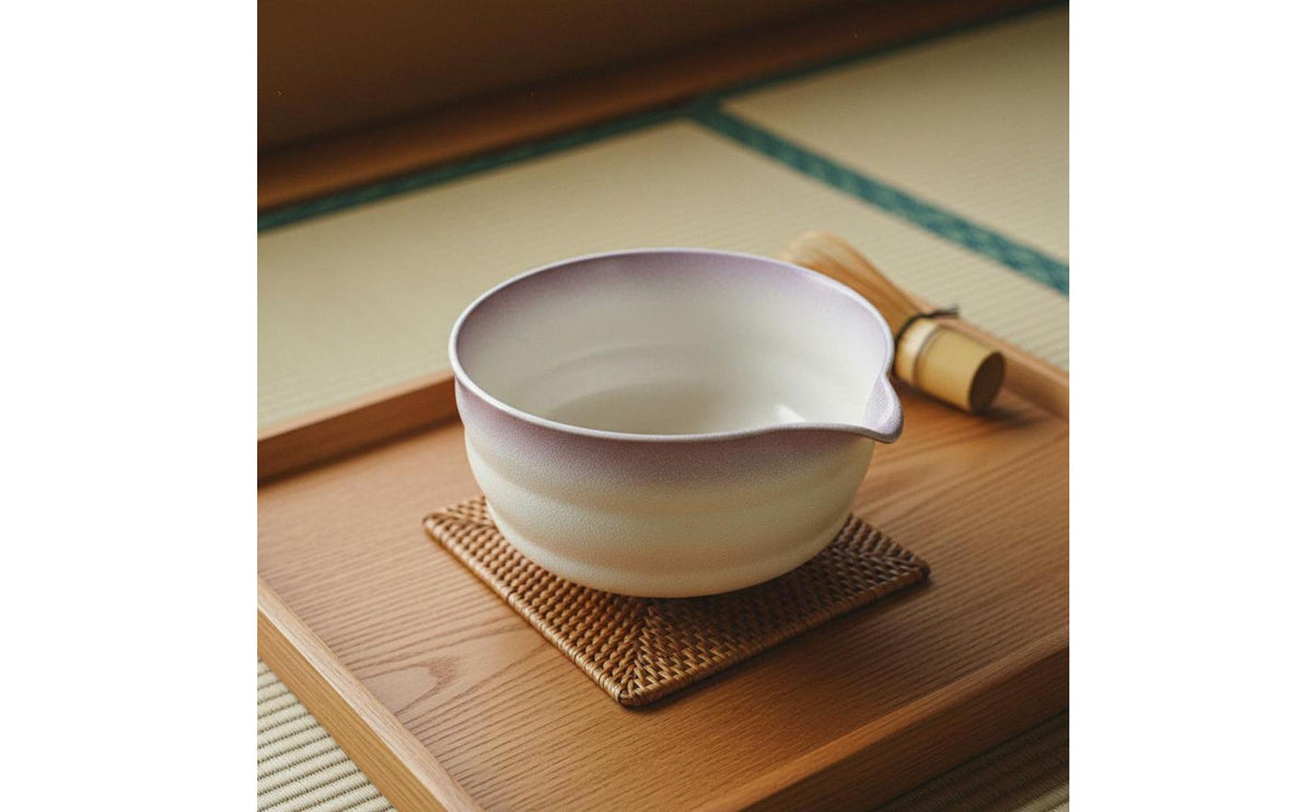 Ceramic Matcha Bowl Coarse Pottery Texture Matcha Bowl Beginner-Friendly Kitchenware for Travel
