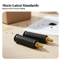 2 Pieces Electric Bike Footrest Anti-Slip Design Rear Passenger Foot Pegs Rear Foot Pegs Long-Lasting Aluminum Alloy
